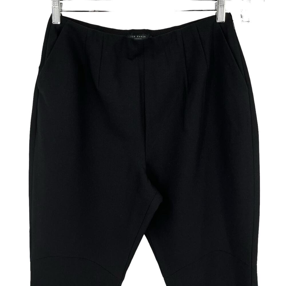 Ted Baker pants Bevis High Waist Kick Flare black size 4 (US 10) - Picture 3 of 7